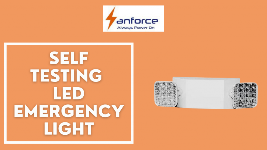 self testing LED emergency light