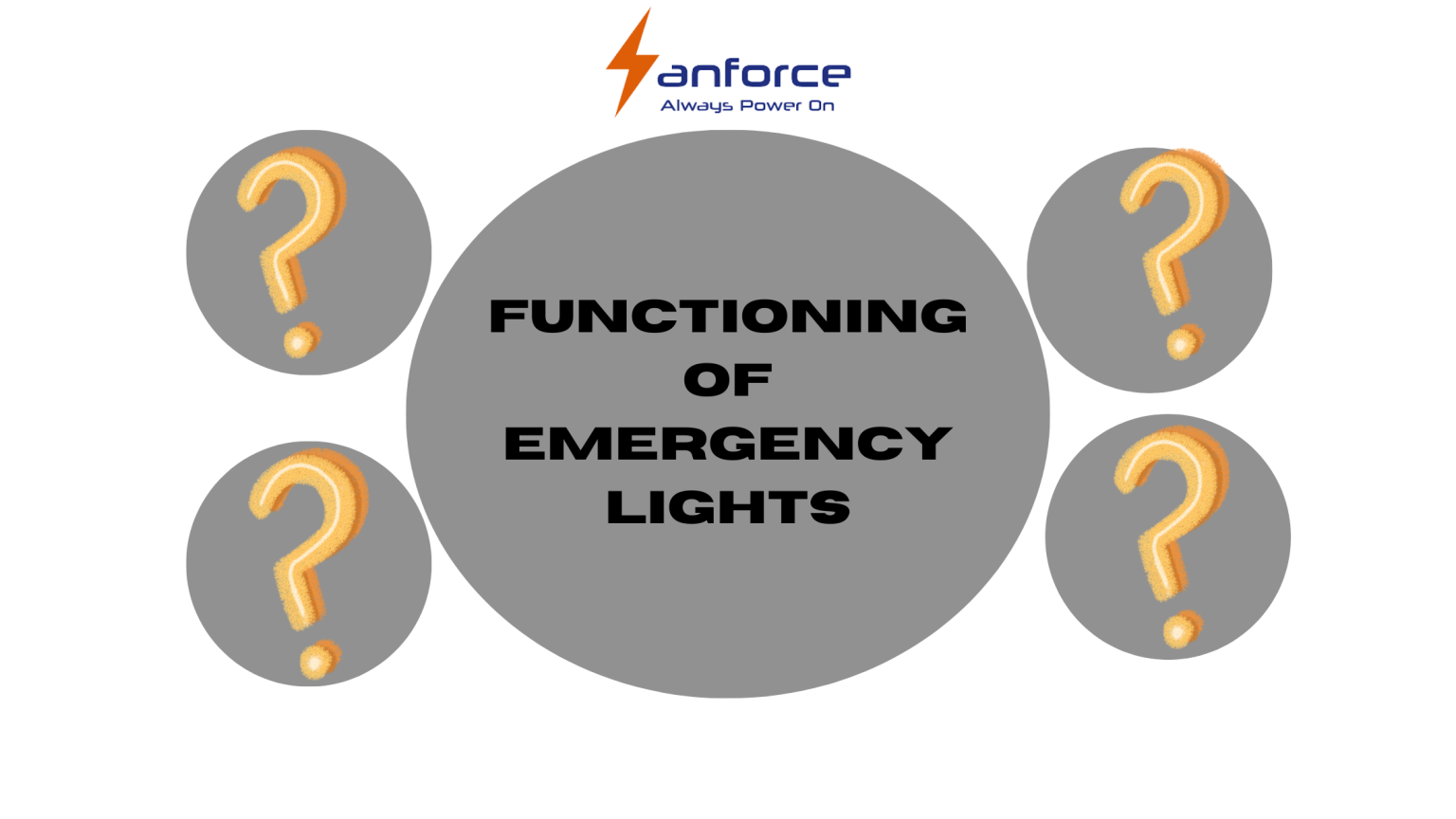 Emergency Lights Functioning, Installation, and Maintenance Sanforce Tech