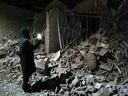 Sichuan earthquake rubble