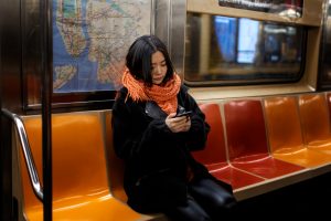 women transport buses