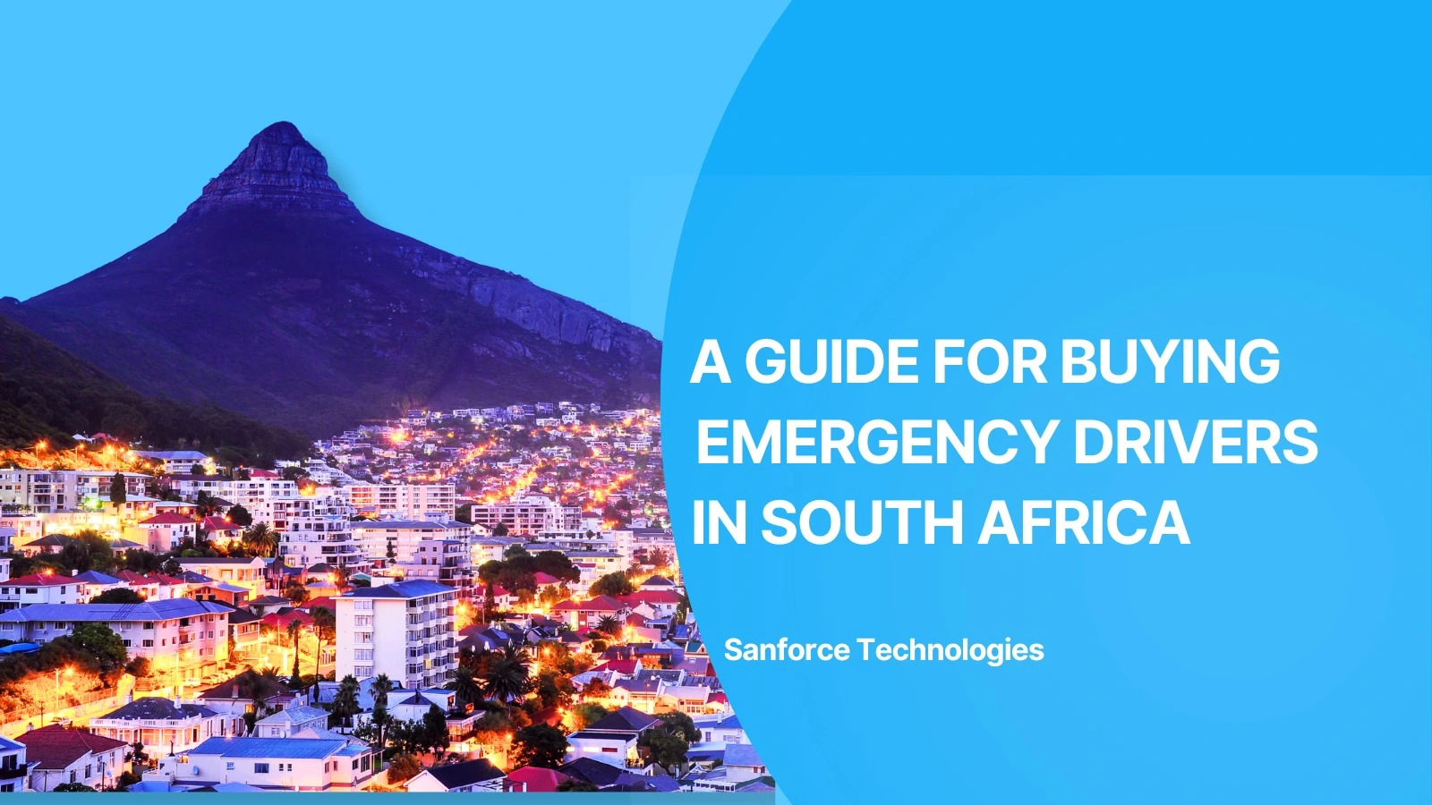 A guide for buying emergency drivers in south africa