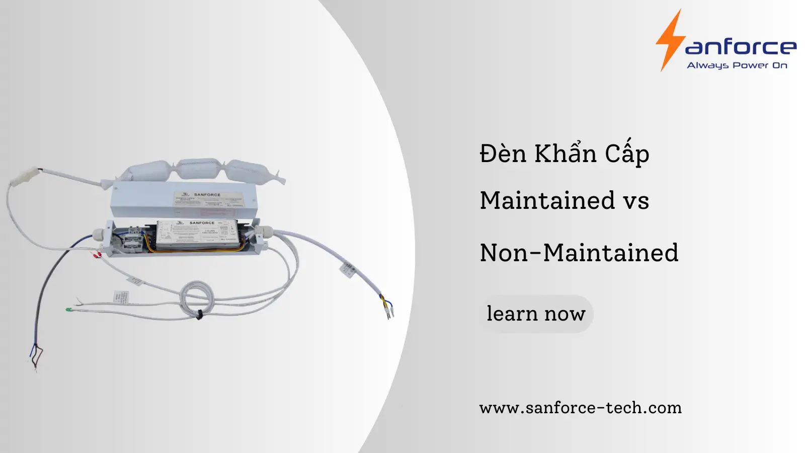 Đèn Khẩn Cấp Maintained vs Non-Maintained