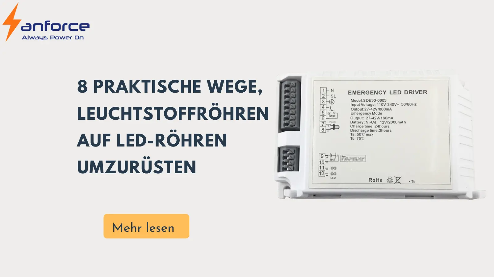 8 praktische Wege, Leuchtstoffröhren auf LED-Röhren umzurüsten
